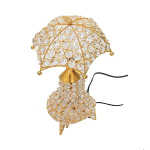 Exquisite Glass Crystal Table Lamp - Gifts for All Occasions - Peaceful & Meditating Atmosphere - Negative Energy Absorption