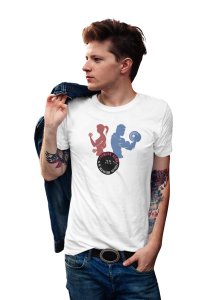 Fitness Club, Good Health On, Round Neck Gym Tshirt (White Tshirt) - Clothes for Gym Lovers - Suitable for Gym Going Person - Foremost Gifting Material for Your Friends and Close Ones