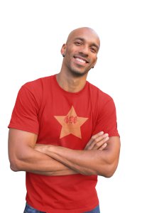 Fitness Club, Power Your Body Round Neck Gym Tshirt (Red Tshirt) - Clothes for Gym Lovers - Suitable for Gym Going Person - Foremost Gifting Material for Your Friends and Close Ones