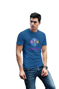 Gym, Fitness Healthy, Round Neck Gym Tshirt (Blue Tshirt) - Clothes for Gym Lovers - Suitable for Gym Going Person - Foremost Gifting Material for Your Friends and Close Ones