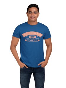 Body Builder, Gym Power, Round Neck Gym Tshirt (Blue Tshirt) - Clothes for Gym Lovers - Suitable for Gym Going Person - Foremost Gifting Material for Your Friends and Close Ones