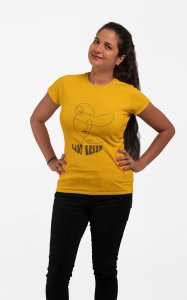 LADT queen - Line Art for Female - Half Sleeves T-shirt