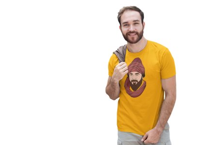 Ertugrul gazi - Yellow - The Ertugrul Ghazi - 100% cotton t-shirt for Men with soft feel and a stylish cut