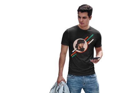 Indian Ertugrul - Black - The Ertugrul Ghazi - 100% cotton t-shirt for Men with soft feel and a stylish cut