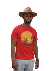 Dirilis - Red - The Ertugrul Ghazi - 100% cotton t-shirt for Men with soft feel and a stylish cut
