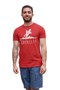 Dirilis Ertugrul - Red - The Ertugrul Ghazi - 100% cotton t-shirt for Men with soft feel and a stylish cut