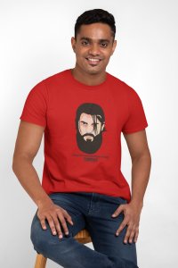 Majlumo ki Awaj banenge - Red - The Ertugrul Ghazi - 100% cotton t-shirt for Men with soft feel and a stylish cut