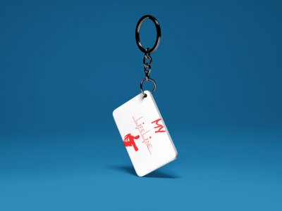 My LifeLine -Couple Keychain-White -Valentine's Special Keychains(Pack Of 2)