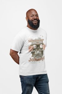 Johnny! - White - printed T-shirts - Men's stylish clothing - Cool tees for boys