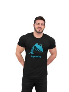 Aquarius symbol - Printed Zodiac Sign Tshirts - Made especially for astrology lovers people