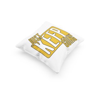Just Keep Going - Printed Pillow Covers For Bollywood Lovers(Pack Of Two)