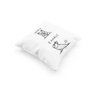 Inhale Exhale - Printed Pillow Covers For  Bollywood Lovers(Pack Of Two)