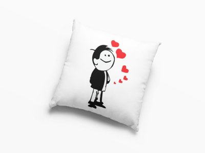 Boy in love-Printed Pillow Covers For (Pack Of Two)