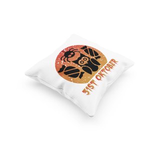 31st Oktober-Halloween Theme Pillow Covers (Pack Of 2)