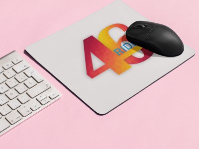 46 Rider Text - Designable Printed Mousepads(20cm x 18cm)