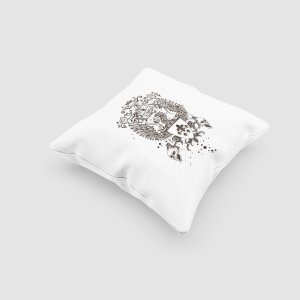 Eagle Looking Right-Printed Pillow Covers(Pack Of 2)