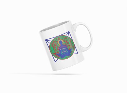 Meditation Is The Day For Success Text - Printed Coffee Mugs For Yoga Lovers