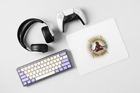 Yoga home - yoga themed mousepads