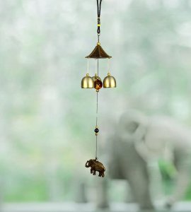 Wind chime(elephant)/ Ringing bells / handing bells soothing decorative item for home decor