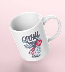 Catcha, The Last Weapon-Printed Coffee Mugs