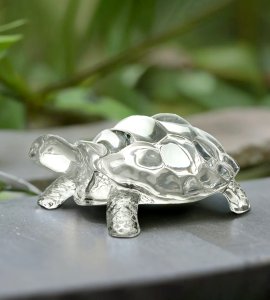 Small size Turtles (glass) / vastu tortoise showpiece /Feng Shui kachua for home and office decor