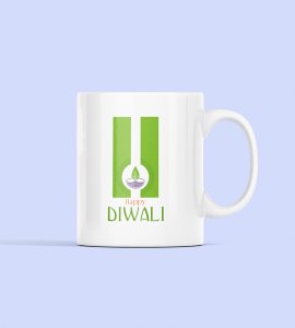 Go Green Diwali Coffee Mug - Celebrate with Nature, Preserve Traditions