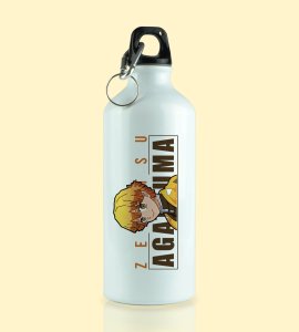 Charge Up with Zenitsu: Illustrated Sipper Bottle for Lightning-Fast Hydration