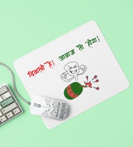 Diwali Hai, Awaj tho Hoga! Mouse Pad - Cracker, Diwali Vibe