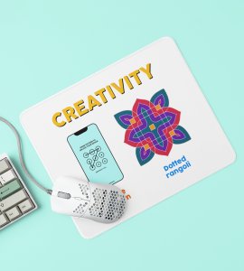 Unlocking Diwali Magic Mouse Pad - Where Patterns Meet Rangoli