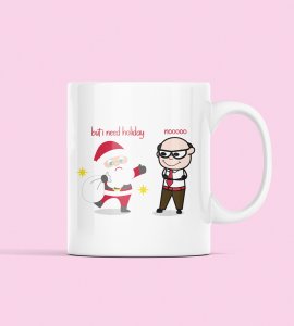 Santa & Boss Fight Coffe mug Best Gift for Boss Gift Boys Girls