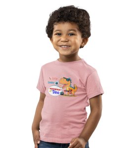 Rockstar Dino, Boys Printed Crew Neck T-Shirt