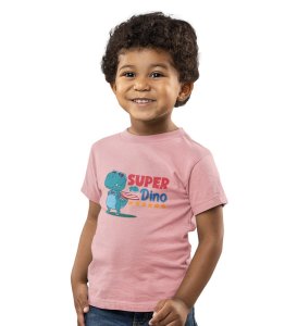 SuperoHero Dino, Boys Printed Crew Neck T-Shirt
