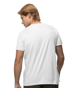 HopOfferThe Hot Air Balloons White Round Neck Cotton Half Sleeved Men's T-Shirt with Printed Graphics