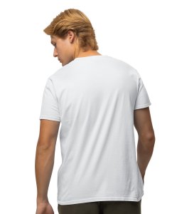 JD.TRENDS Never Too Old White Round Neck Cotton Half Sleeved Men's T-Shirt with Printed Graphics