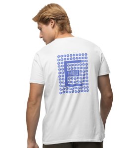 Colourful Cryptocosm Wings White Round Neck Cotton Half Sleeved Mens TShirt with Printed Graphics