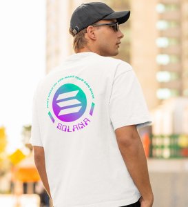 Make Your Son Rich Wings White Round Neck Cotton Half Sleeved Men's T Shirt with Printed Graphics