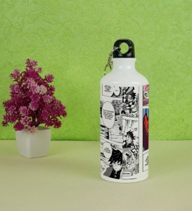 Water Breathing Master Giyu Manga Printed Sipper Bottles