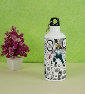 the Legacy of the Yellow Flash of The Leaf With This Manga Printed Sipper Bottle