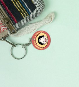 Little Rubber Hero Anime Printed Round Keychains Pack of 2