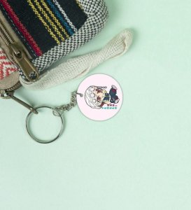 Flair of the Sound: Printed Round Anime Keychains Pack of 2