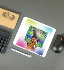 Power Dunk Pose With Graffiti Ballers Style Graphic Printed Mousepad