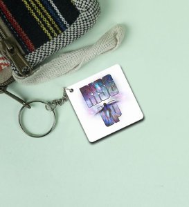 Cosmic Rise Printed Keychain (Pack of 2)