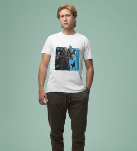 Call of the Hammer: Norse Legend Graphic Printed White T-Shirt