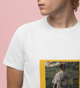 Just the Two of Us: In My Memories Now Graphic Printed White T-shirt