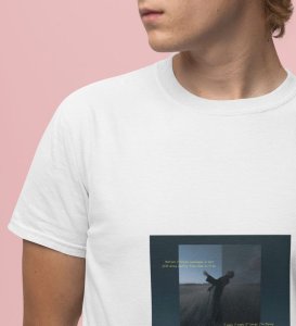 Blaming Myself Softly: All My Fault Graphic Printed White T-shirt