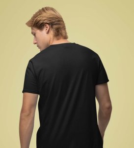 Old School : Vintage Motion Graphic Printed Black T-Shirt