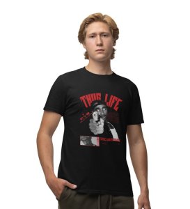 Timeless Beats : Empowerment Through Music Graphic Printed Black T-Shirt