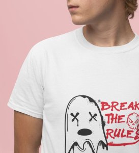 Rulebreaker Mode: Graphic Printed White T-Shirt