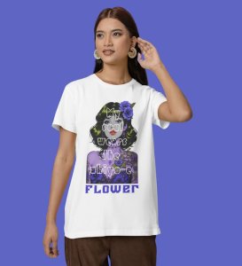 Classic Rebel: Retro Tattooed Aesthetic Graphic Printed White T-Shirt