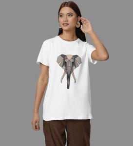 Rainbow Horned Vision: Graphic Printed Black T-Shirt